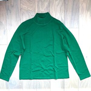 Vintage Pendleton Silk Knit Forest Green Sweater Size Petite M